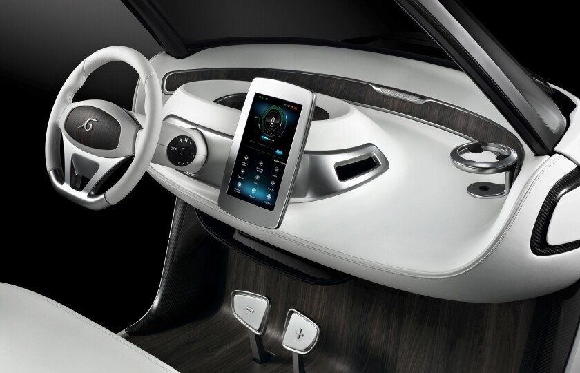 The interior includes a 10.1-in touchscreen display