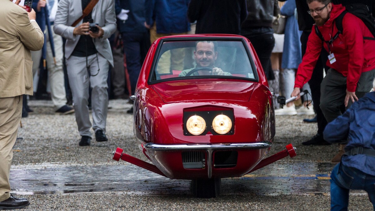 We wrote about the Gyro-X before its restoration began in 2013, and we were thrilled to see it in its former splendor at Villa d'Este where it competed in Class H (Concepts which rocked the Motoring World). If you want to see it in the flesh, the Gyro-X now resides at the Lane Motor Museum (US) in Nashville, Tennessee.