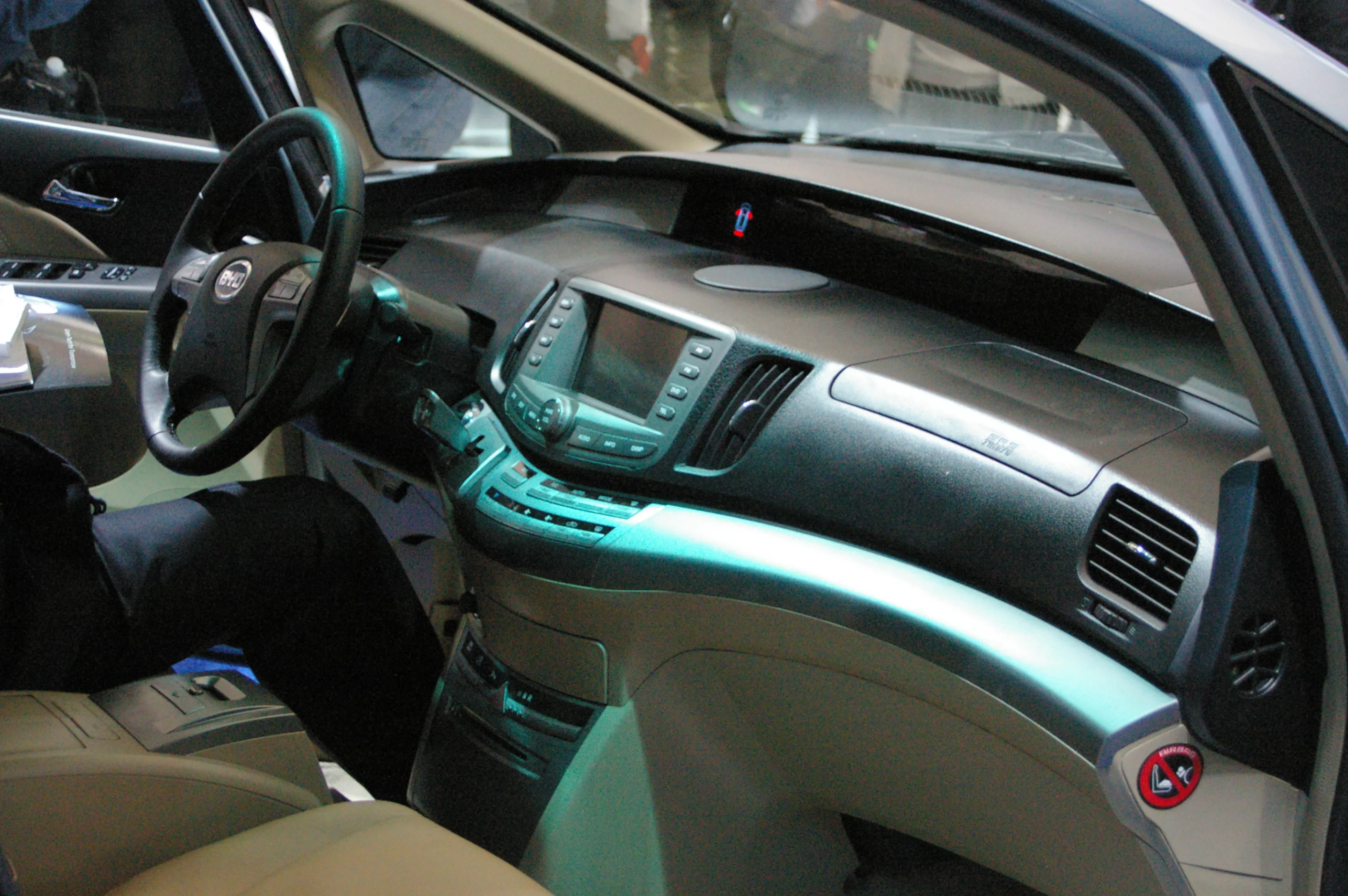 Interior of the BYD e6
