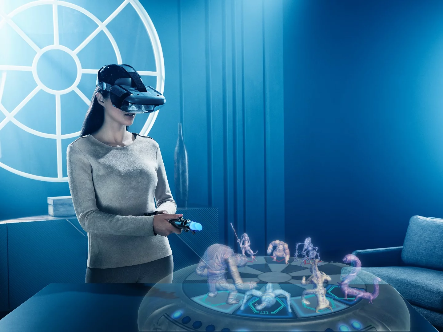 Lenovo’s Star Wars: Jedi Challenges includes the classic Holochess game we see in A New Hope