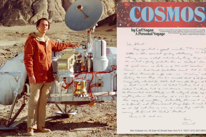 The archives include 20 items signed by Carl Sagan