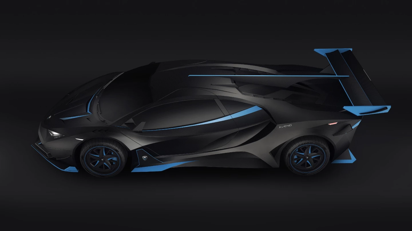 Alieno Arcanum: full carbon bodywork