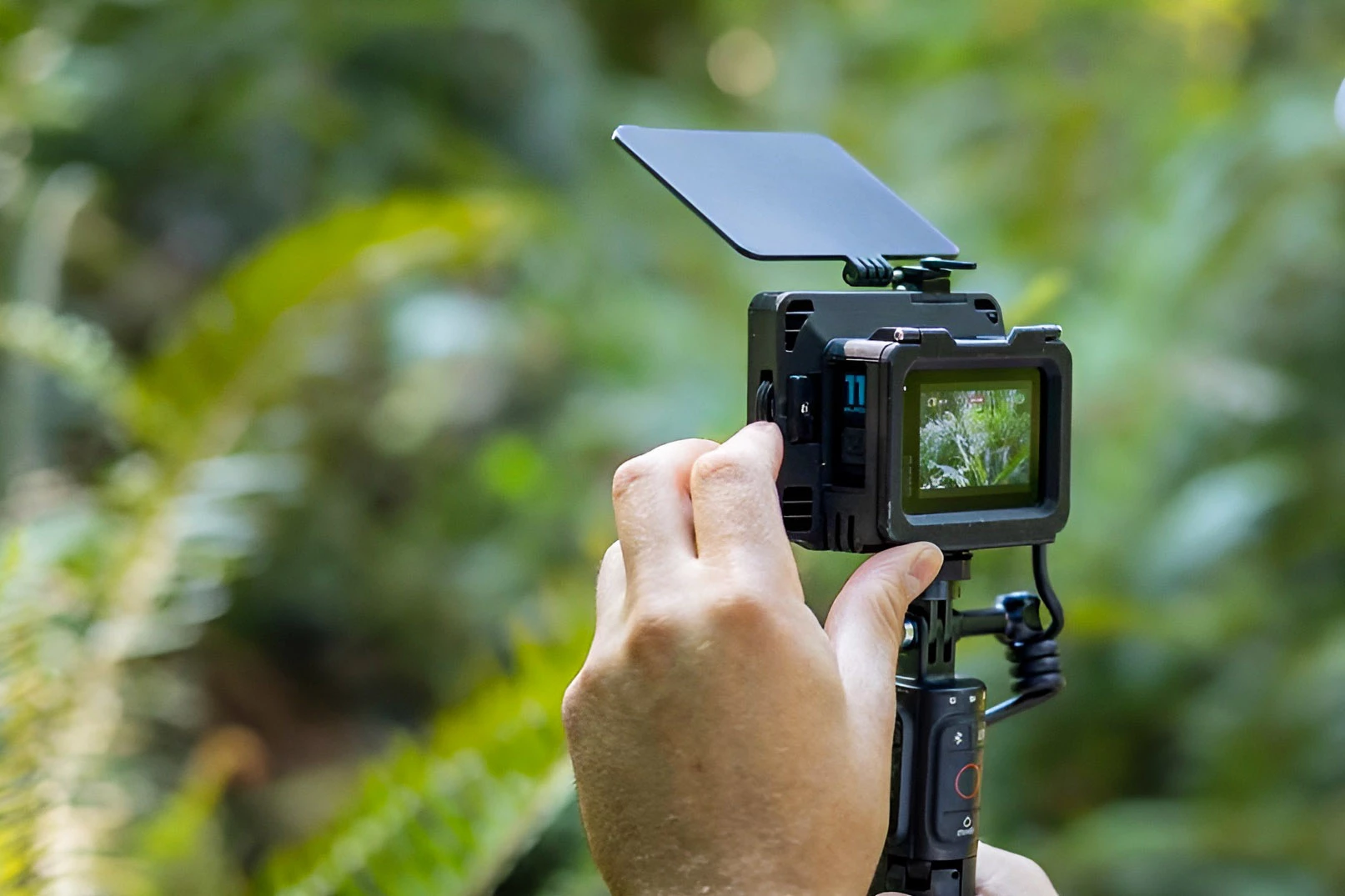 The ActionBox Cine GoPro Hero housing (pictured handle not included) is presently on Kickstarter