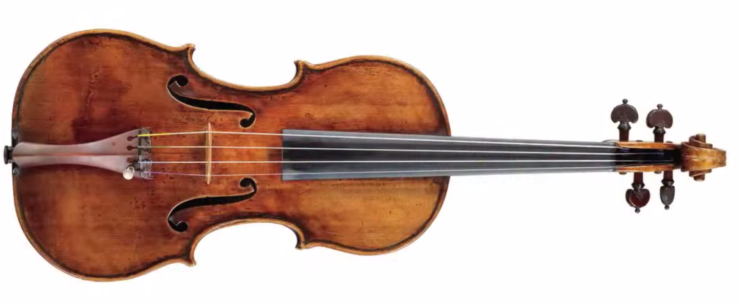 London banker Ian Stoutzker paid US$18,000,000+ for this 1741 “Vieuxtemps” Guarneri del Gesu, then instead of locking it in a bank vault, he awarded "lifetime use" of the instrument to Anne Akiko Meyers.