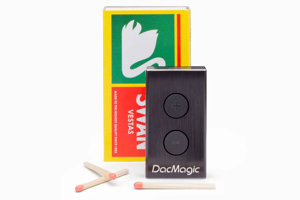 The DacMagic XS USB headphone amp from Cambridge Audio