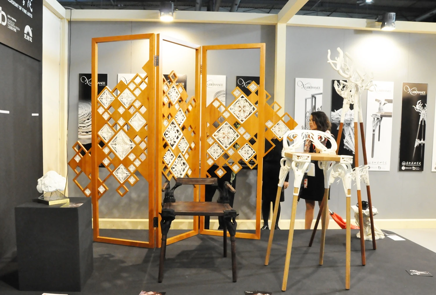 Traditional furniture design merges with 3D printing by Guangzhou Academy of Fine Art