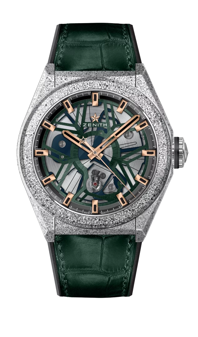 The Zenith Defy Lab in green and gold livery