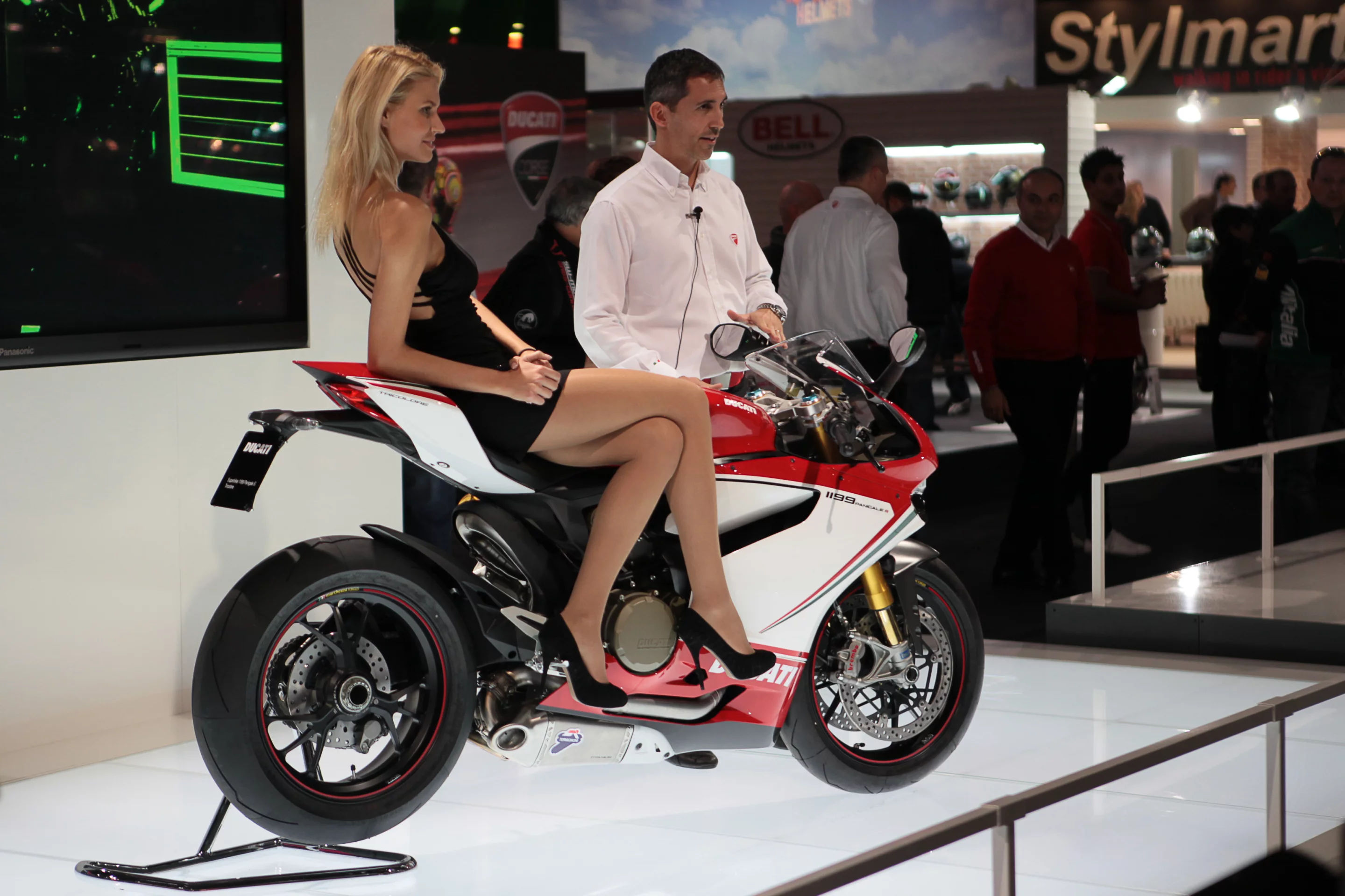 Ducati's 1199 Panigale at EICMA
