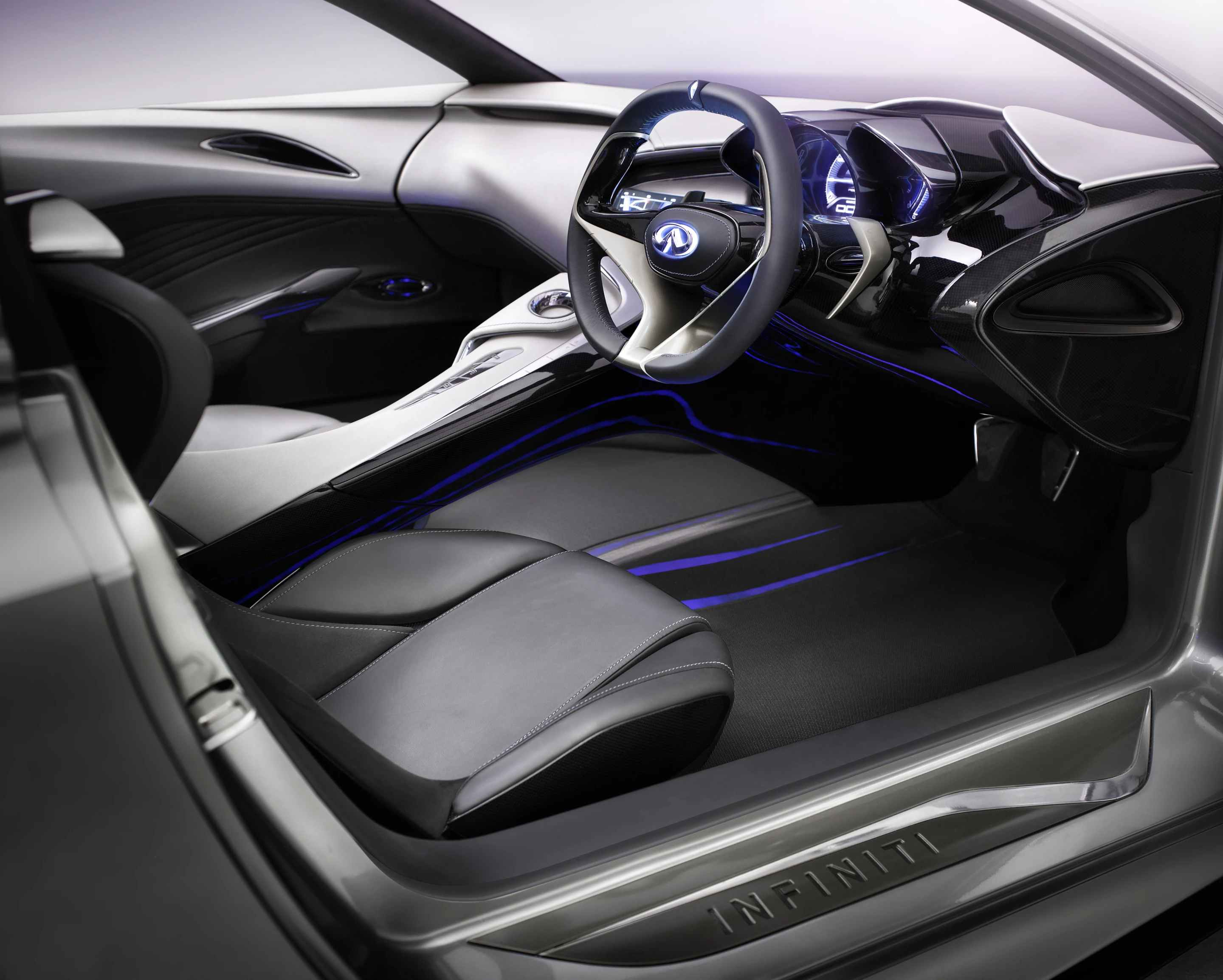 The Infiniti range-extended electric Emerg-E sports car