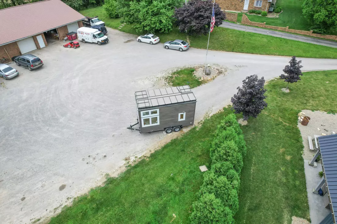 The Pathway's exterior is finished in engineered wood