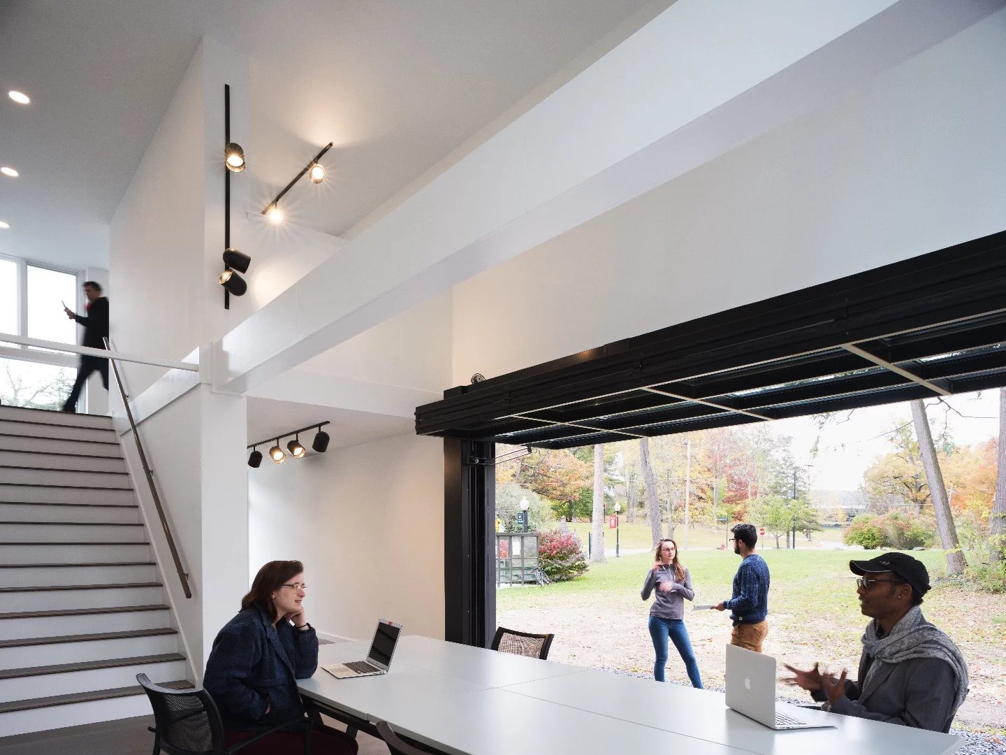 The Bard College Media Lab is envisioned as a possible solution for other schools and universities requiring an urgent classroom or additional space