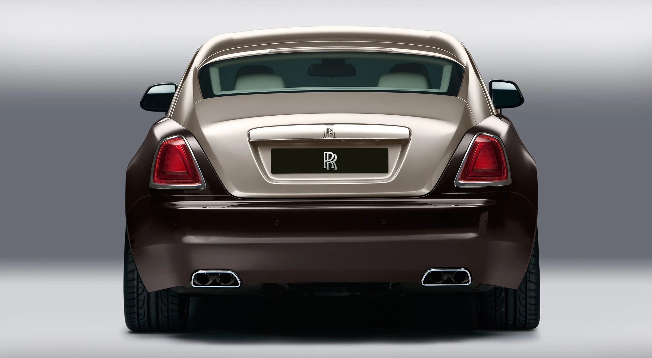 The Rolls Royce Wraith rear view