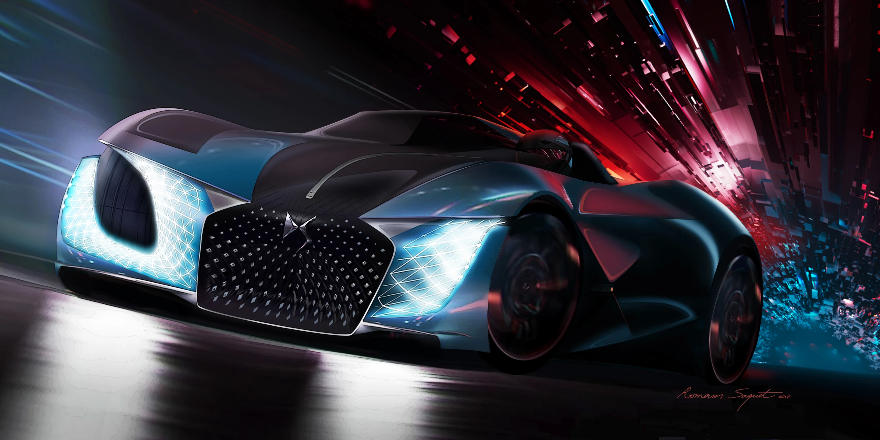 With two electric motors, the X E-Tense can put out up to 1,360 hp
