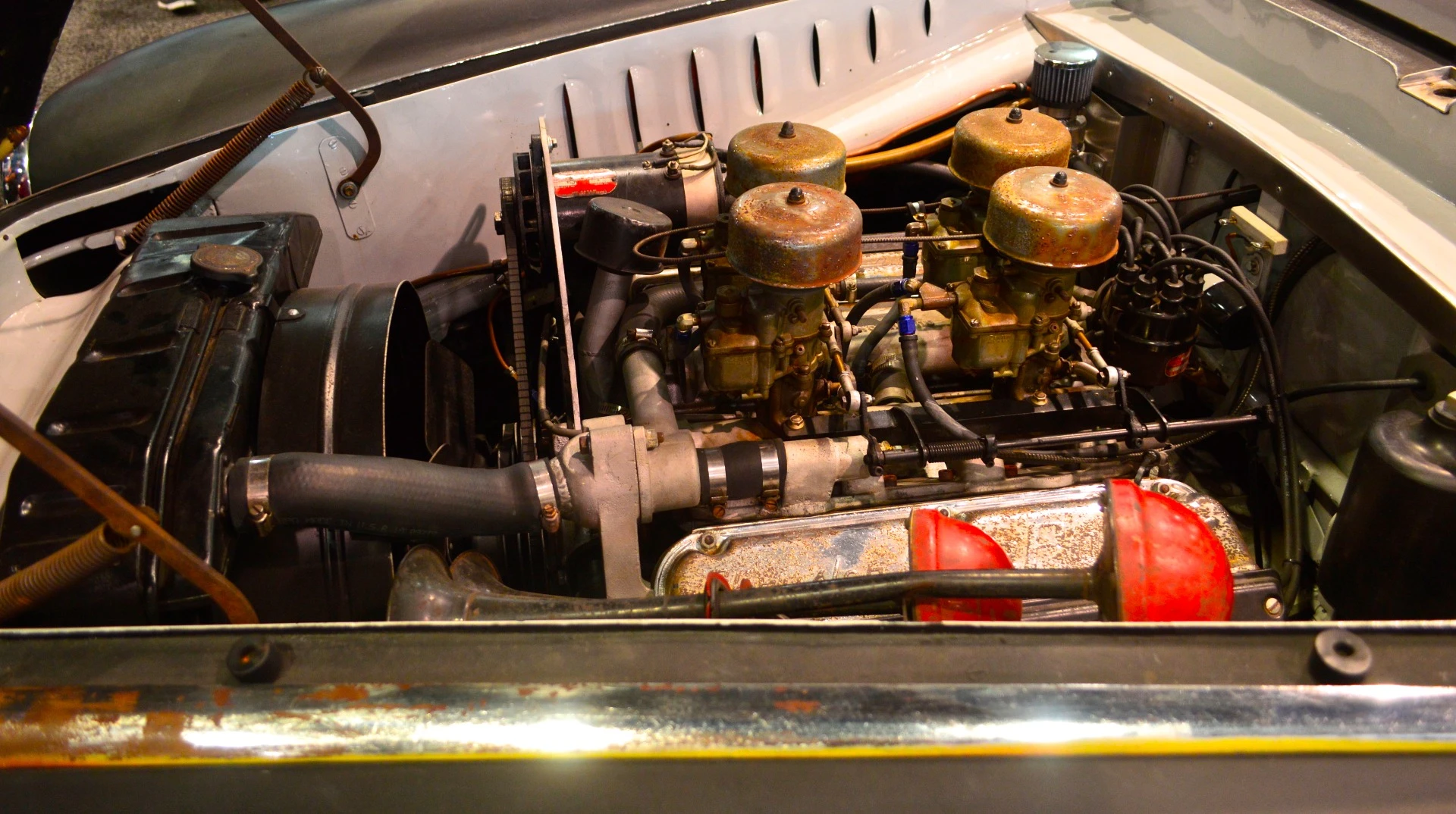 The 1952 Cunningham C-3 definitely didn't have the prettiest engine of SEMA