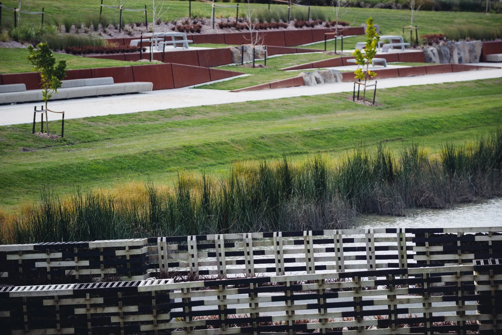 Kopupaka Reserve in Auckland, New Zealand by Isthmus, won the Landscape of the Year prize