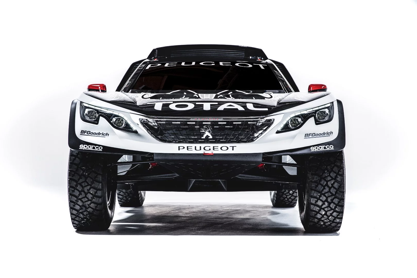 The front-end has a different look from the Dakar 2016-winning 2008 DKR