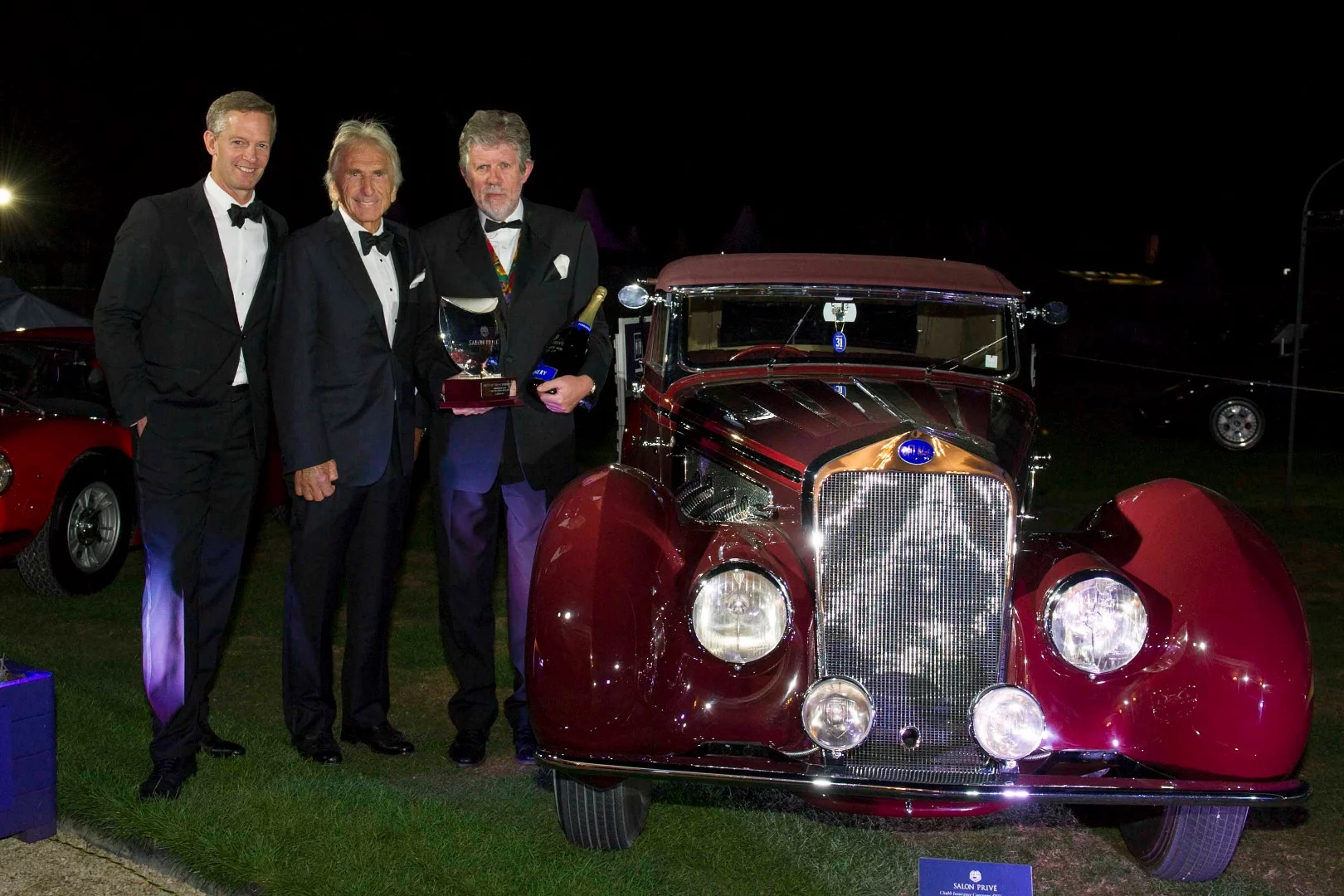 Second place in the Chubb Insurance Concours d'Elegance at Salon Privé was this 1939 Delage D8-120 Cabriolet, styled by legendary French coachbuilder Henri Chapron.