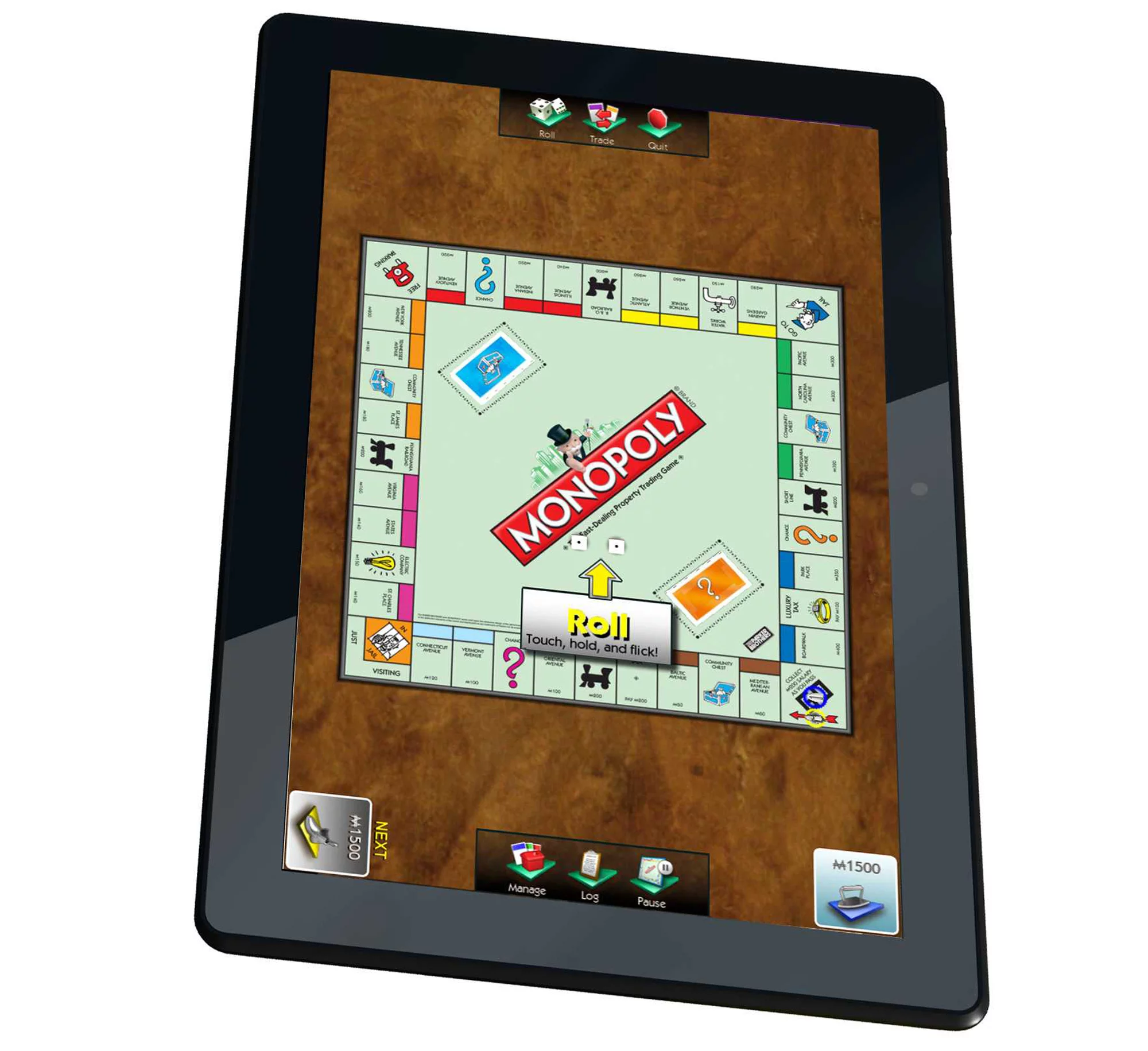 The FamilyPad runs on Android 4.0 with a range of pre-installed multi-player digital board games specially selected by ARCHOS