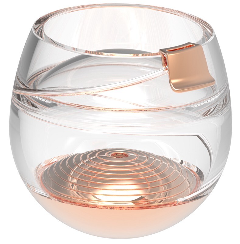 The Space Glass is made 3D-printed plastic