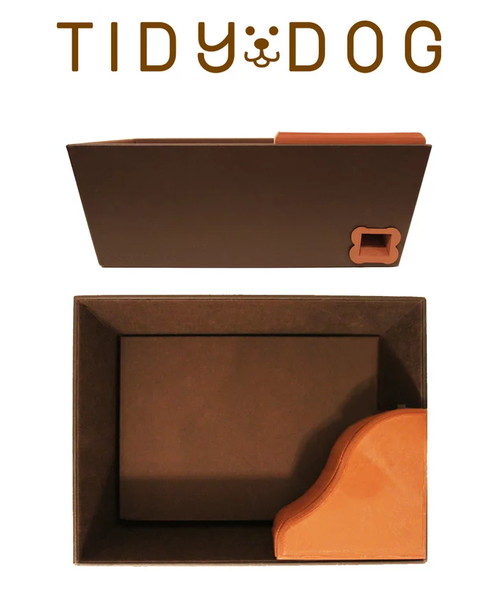 The Tidy Dog bin area and the dispenser