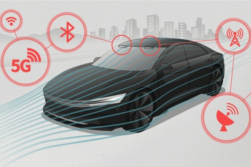 LG's Transparent Car Antenna Integrated in Windshield In the current era of internet- and cellular-connected vehicles, the demand for antennas is higher than ever. However, incorporating these devices into the body of vehicles imposes limitations on design possibilities. LG aims to revolutionize this with a transparent antenna seamlessly integrated into windshields.