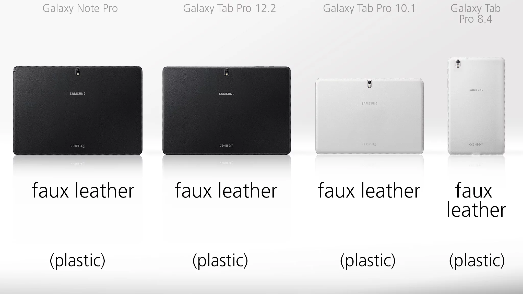 It's pleather all around for Samsung's new set of slates