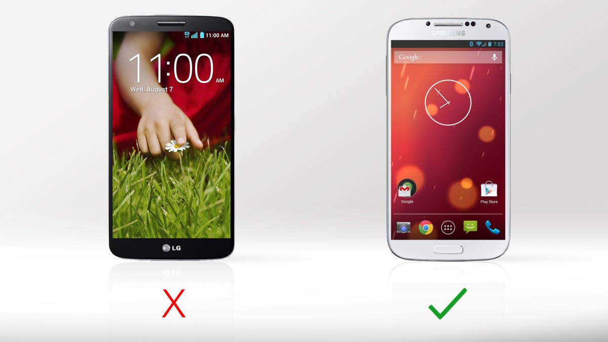 You can buy a Google Play Edition of the GS4, that skips TouchWiz and runs stock Android 4.3