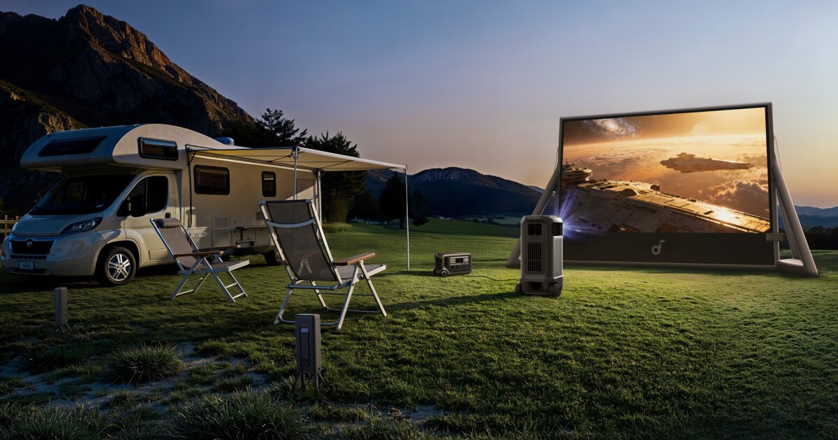 Anker unveils mobile theater with inflatable screen