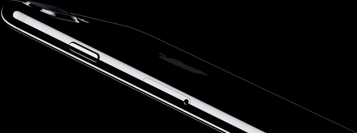 Glossy jet black is a departure from the anodized finishes of recent iPhones