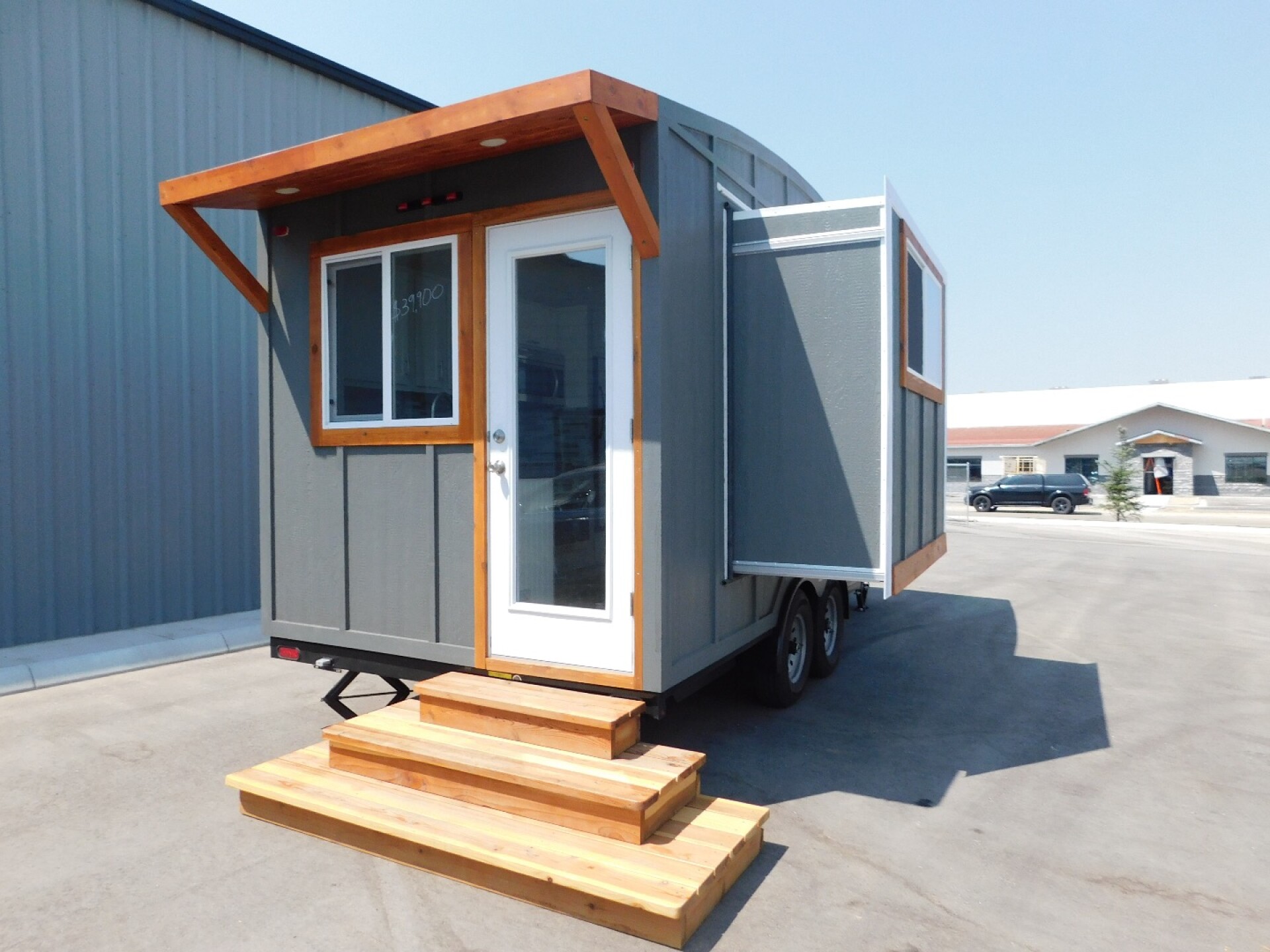 Slide-out makes compact tiny house a little less compact
