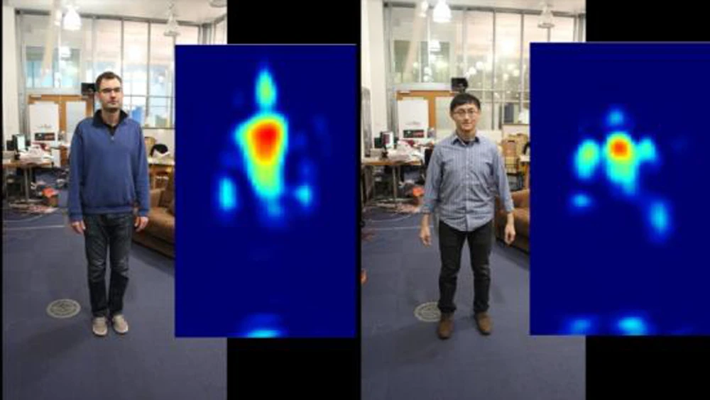 RF Capture is able to distinguish between people by using Wi-Fi signals to create 'silhouette fingeprints' for every individual