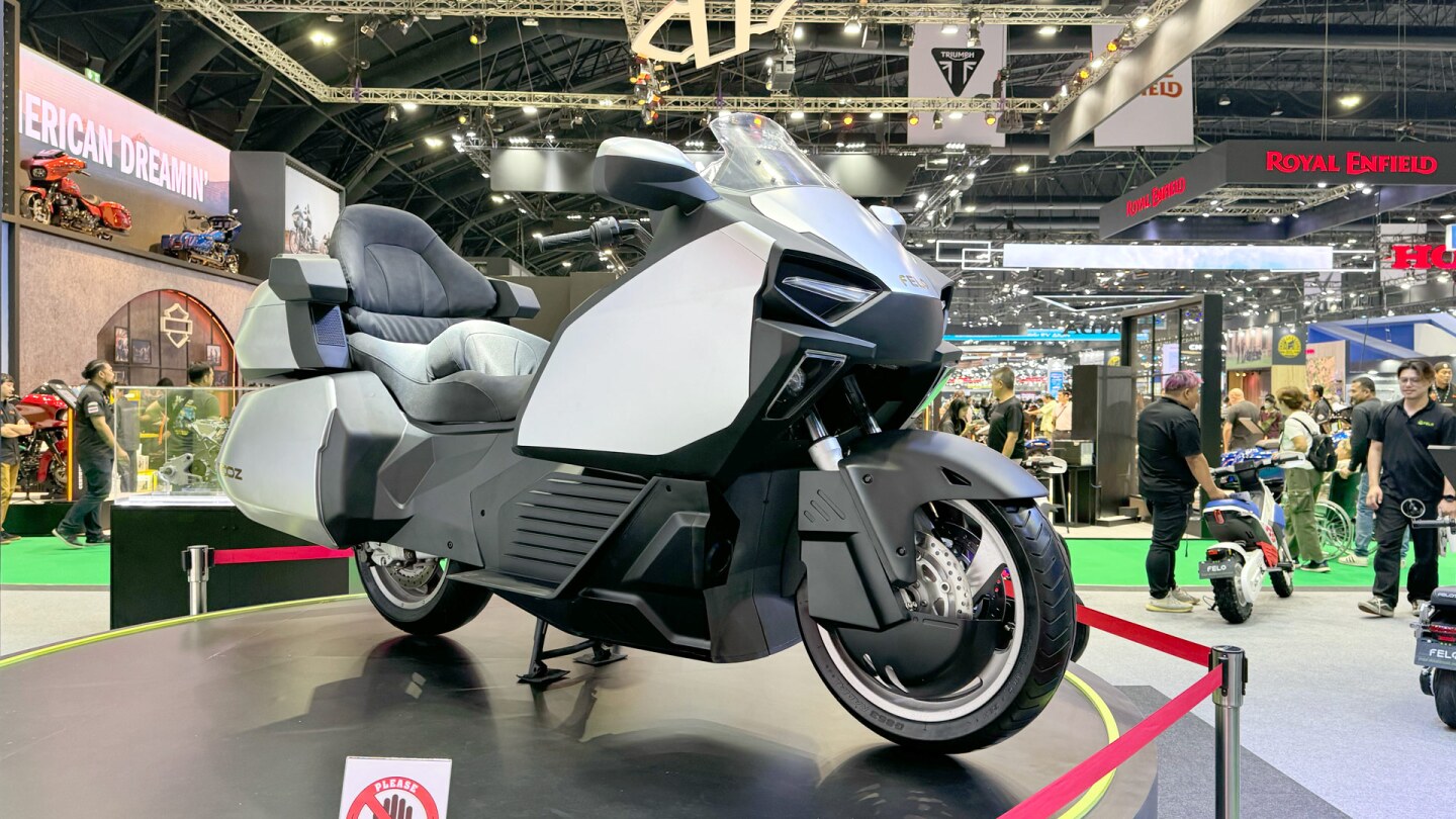 Picture of World's largest electric motorcycle claims a remarkable 450-mile range