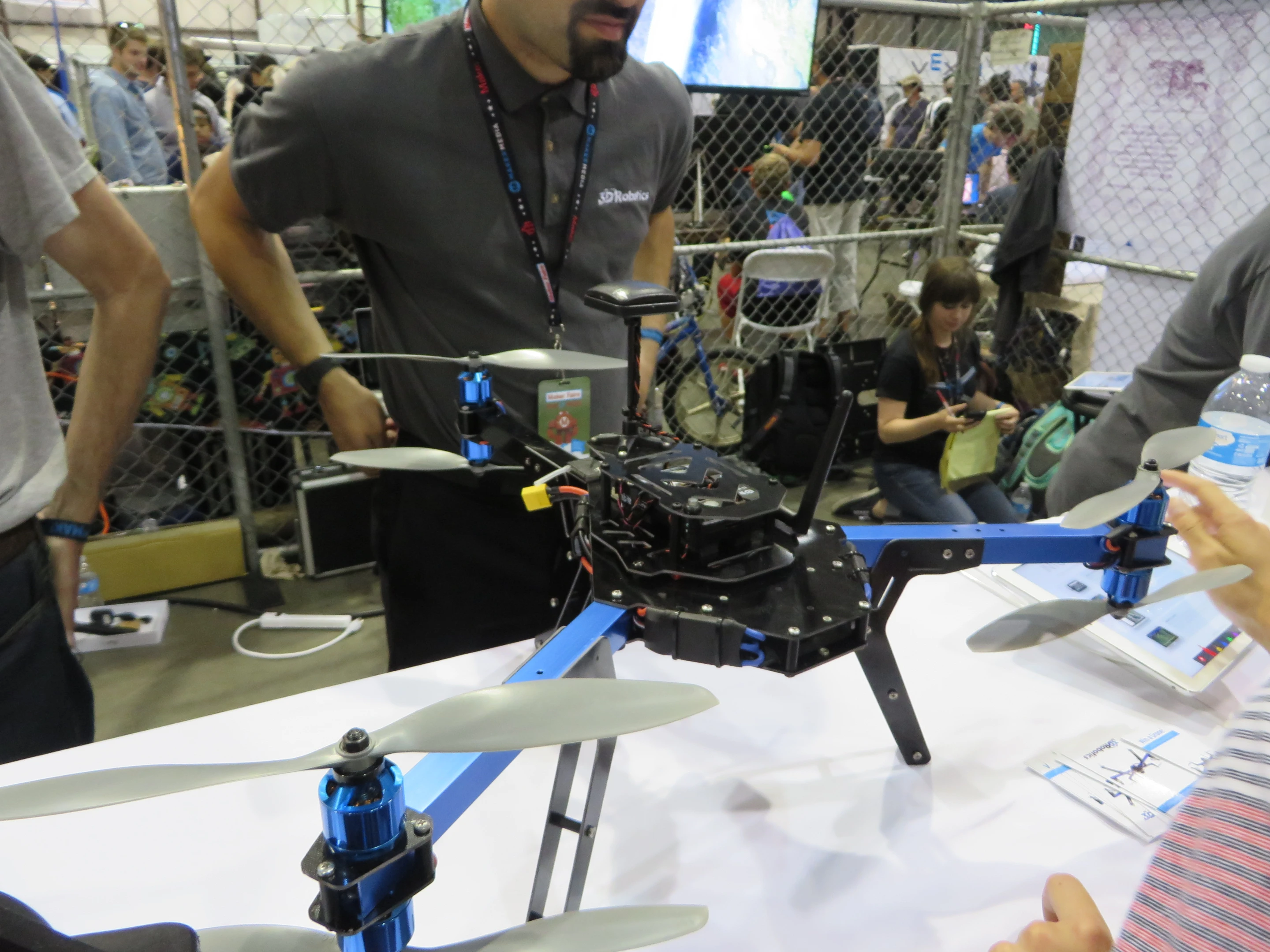The 'Y6' from 3D Robotics is an open-source drone