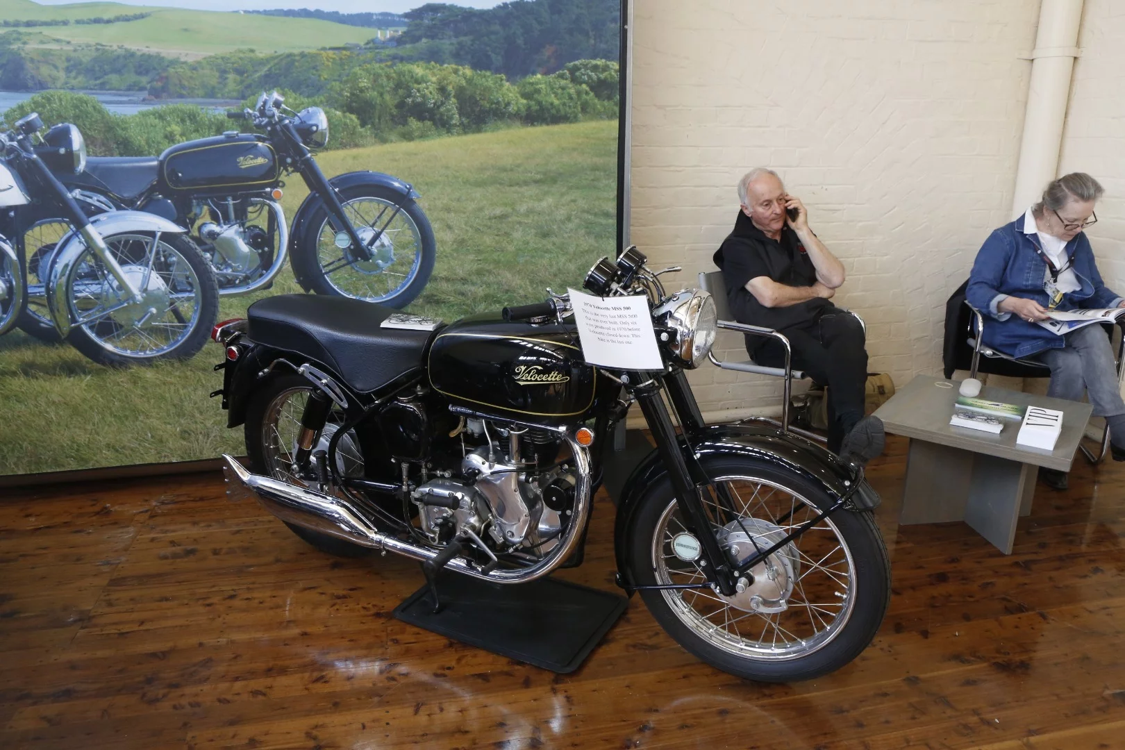 This is the very last Velocette MSS 500 ever built. Just six were built during 1970 before Velocette closed down, and this was the very last of the six. The bike was on sale at vintage motorcycle dealer ClassicStyle