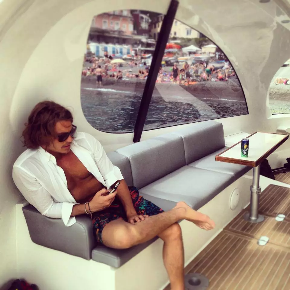 On board the craft features a protected deck and seating area which accommodates eight passengers