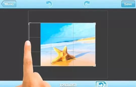 AntiCrop is an app that can add more background to the border of a photograph, in any direction