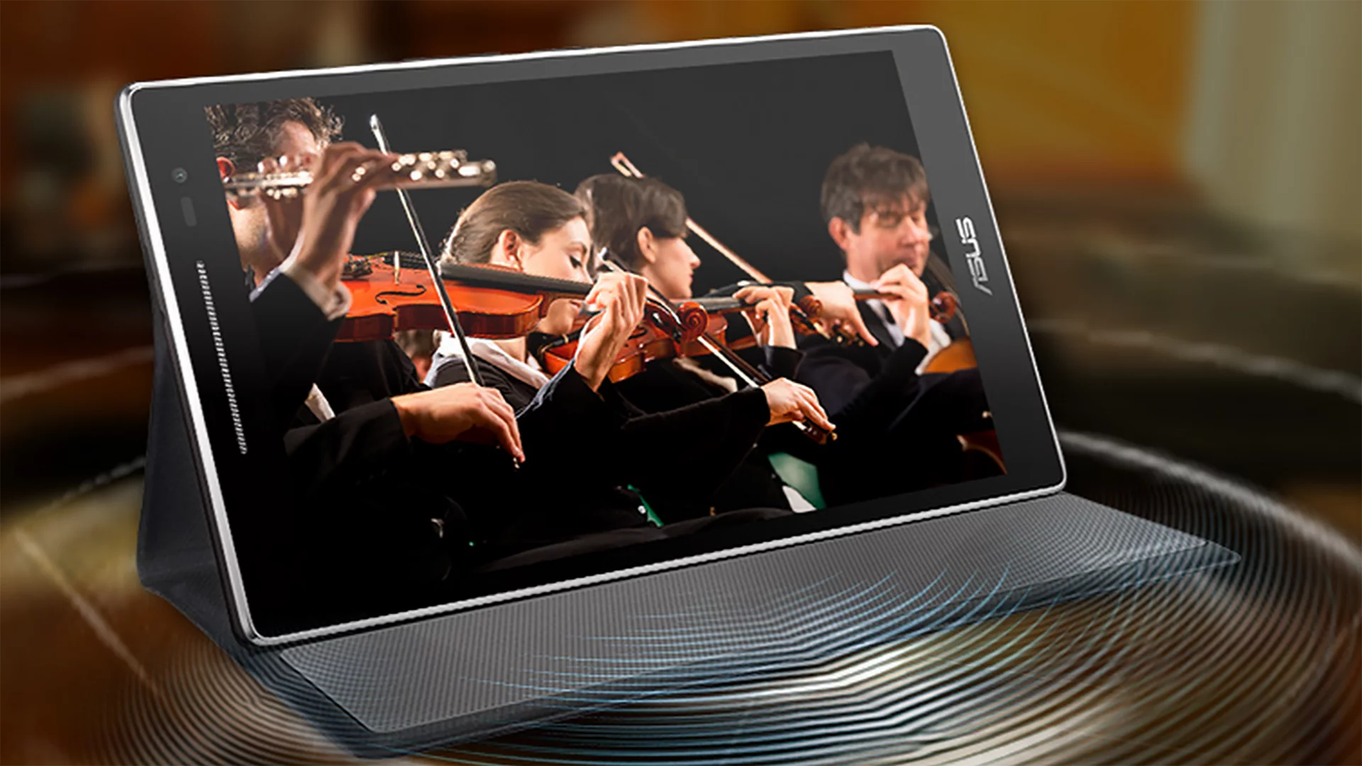 The ZenPad 7 and 8 can be purchases with an Audio Cover tht delivers 5.1-channel surround sound at six times the volume of slates themselves