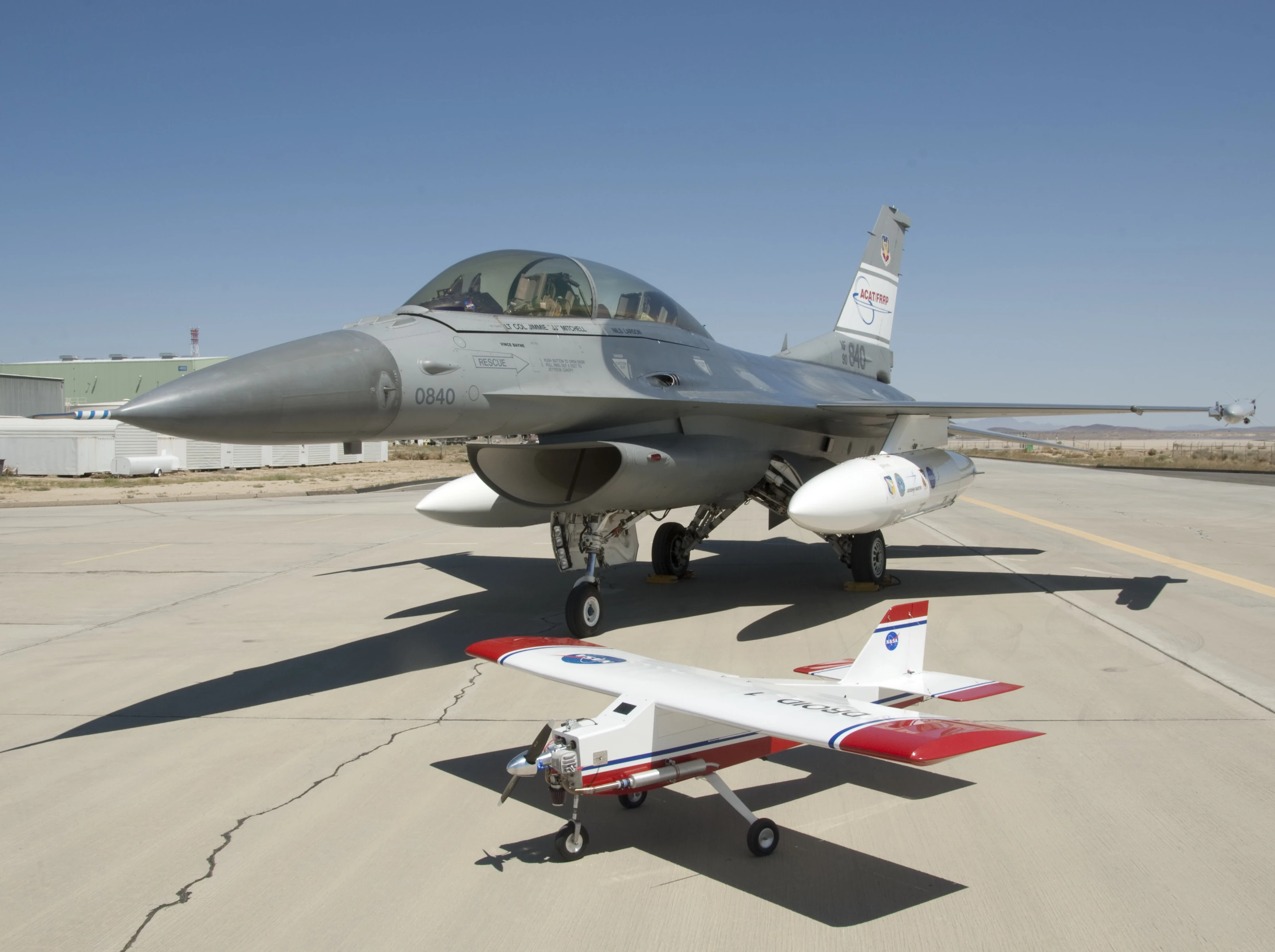 The technology has been tested on the DROID unmanned drone as well as on F-16 fighters (Photo: NASA, Tony Landis)
