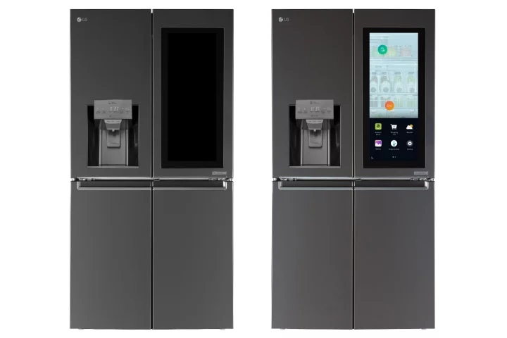 LG's Smart InstaView Door-in-Door refrigerator lets you see what's inside from near or far