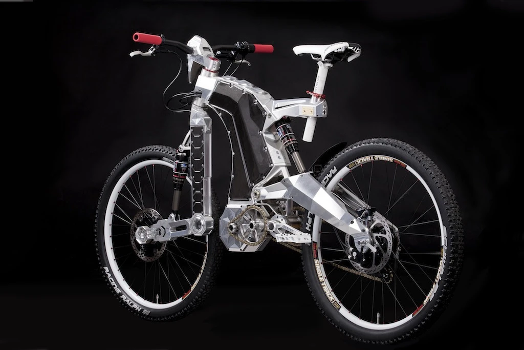 The Terminus Biceps edition with a strange-looking, one-of-a-kind, single-arm suspension system at the front
