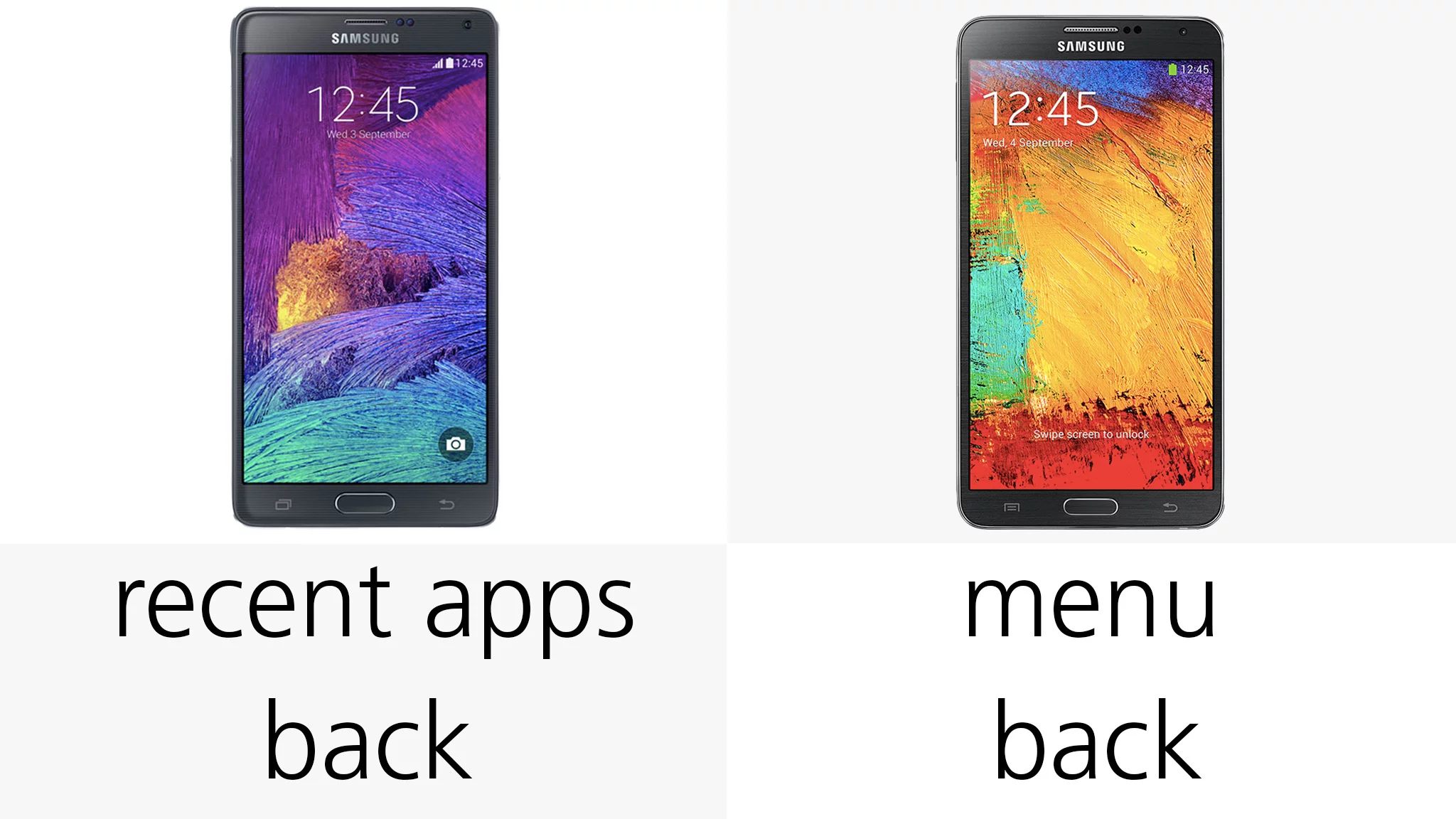 Capacitive keys (row 1)