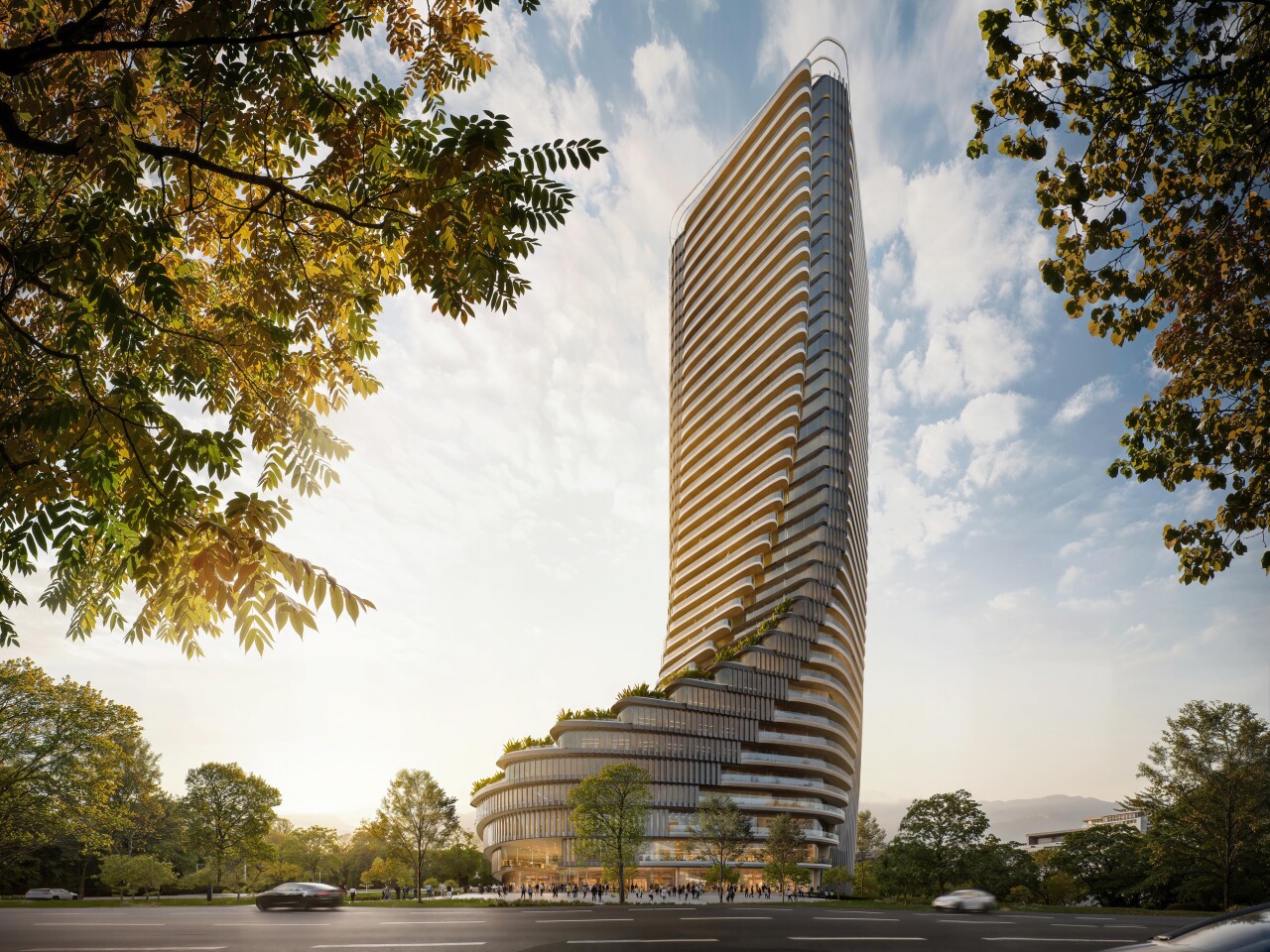 Cityzen will include large green spaces and rainwater picking system