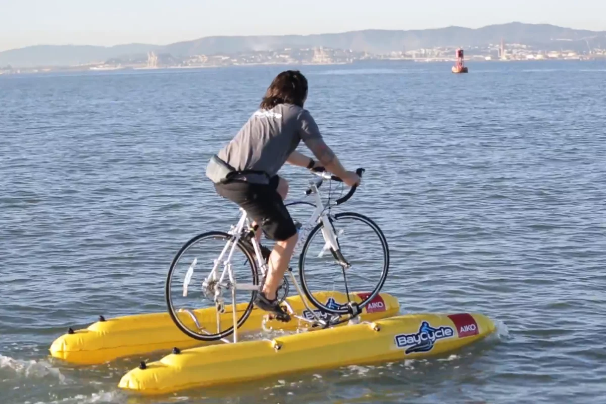 BayCycle's water-bike (Photo: BayCycle Project)