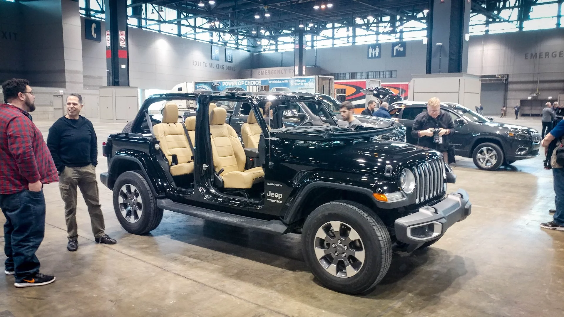 The Jeep Wrangler was a huge hit at the Los Angeles Auto Show when it debuted late last year and now grabs attention at Chicago