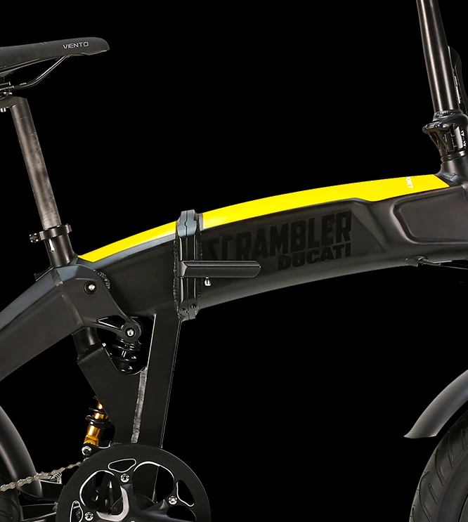 The SCR-E Sport adds a coil rear shock to the SCR-E design