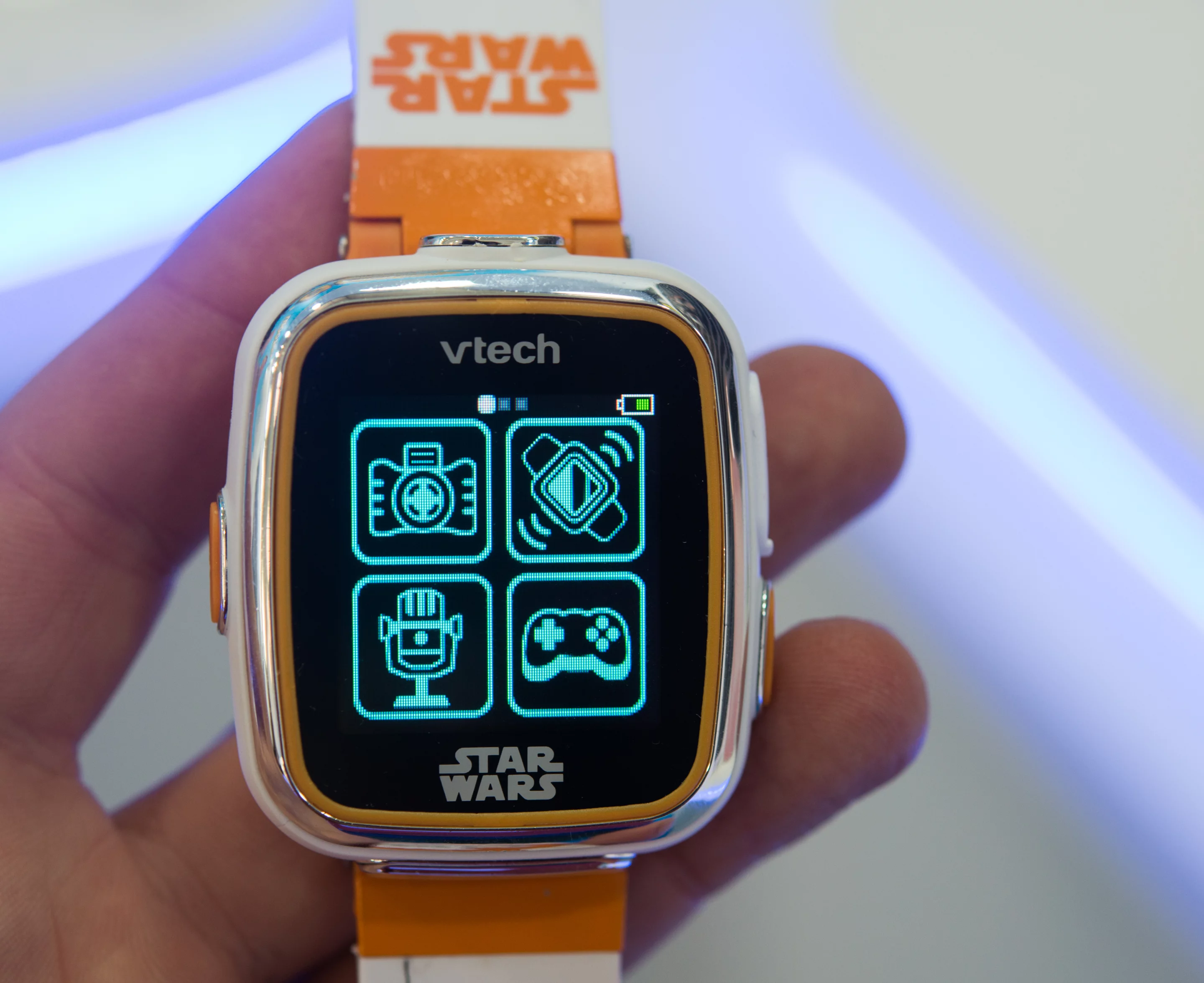 The VTech Star Wars camera watch offers a number of games and features