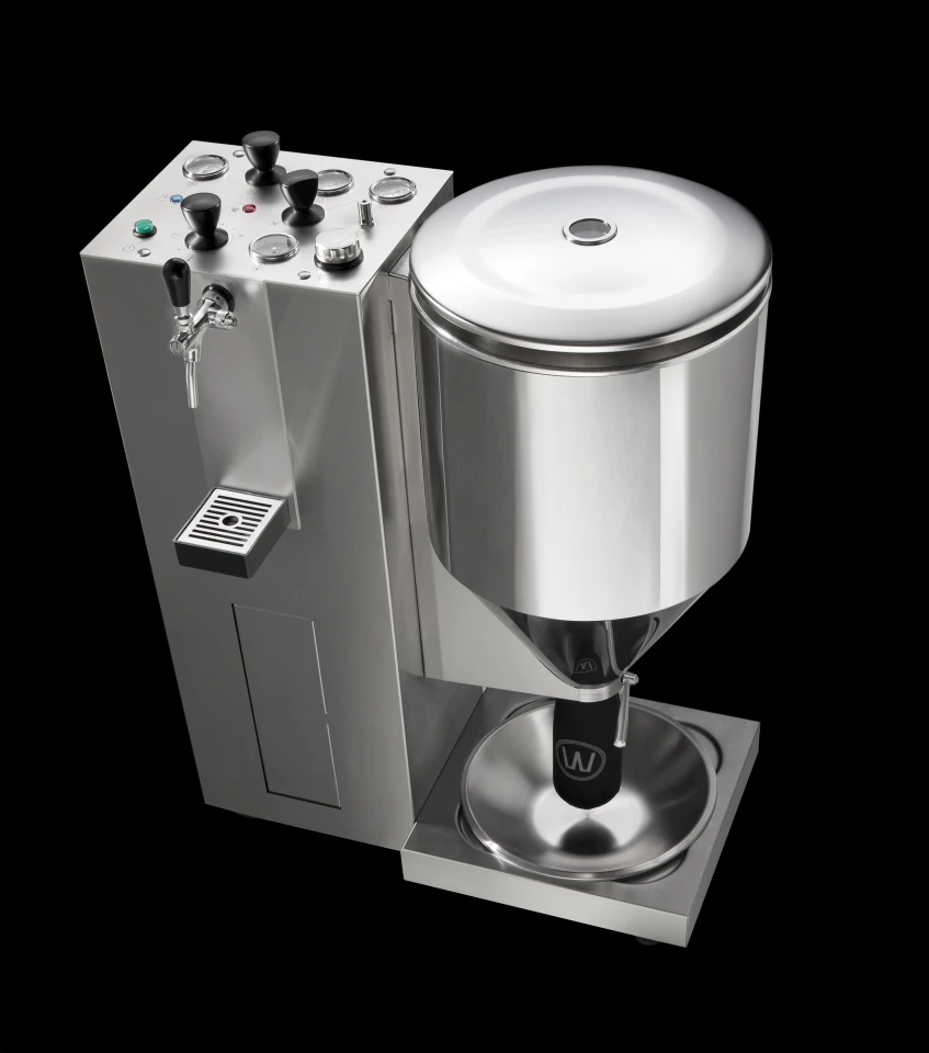 The WilliamsWarn brewing machine produces beer from supplied ingredients within seven days