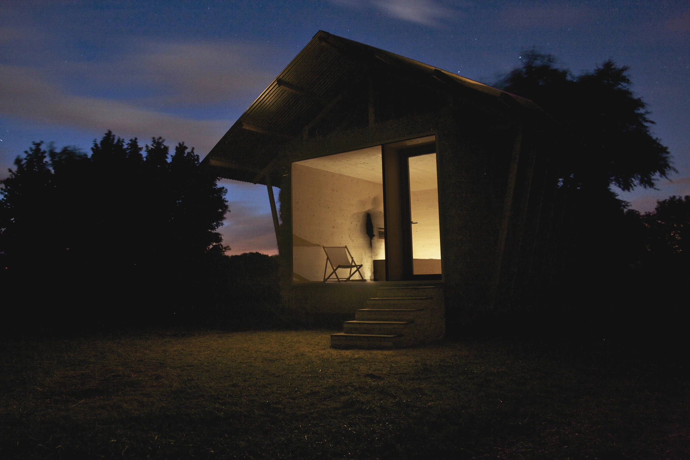 The entire Nest pavilion has been built using materials that are recyclable and/or reusable