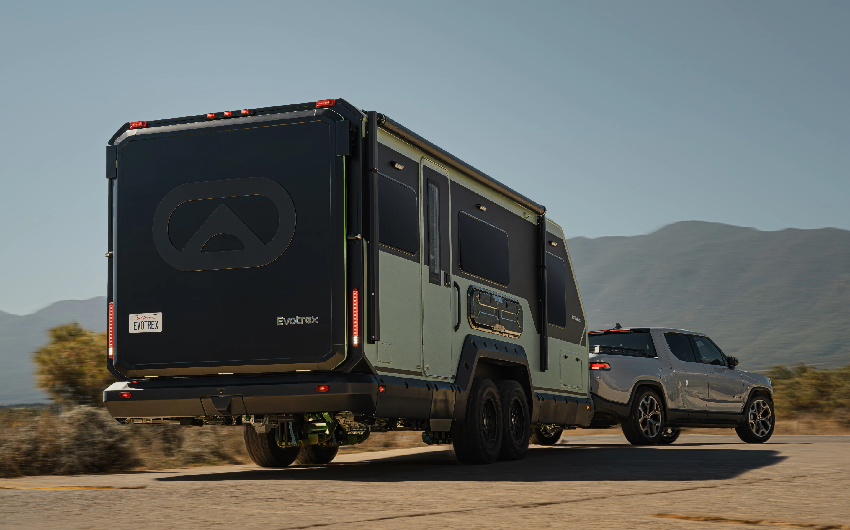 The PG5 measures 28.7 feet long and weighs 8,350 lb dry in Pioneer base trim