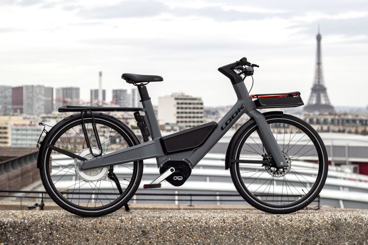 The Cixi Pedaling Energy Recovery System was originally developed for a 120-km/h e-trike named Vigoz, but has now been installed in an ebike concept in partnership with Look Cycle